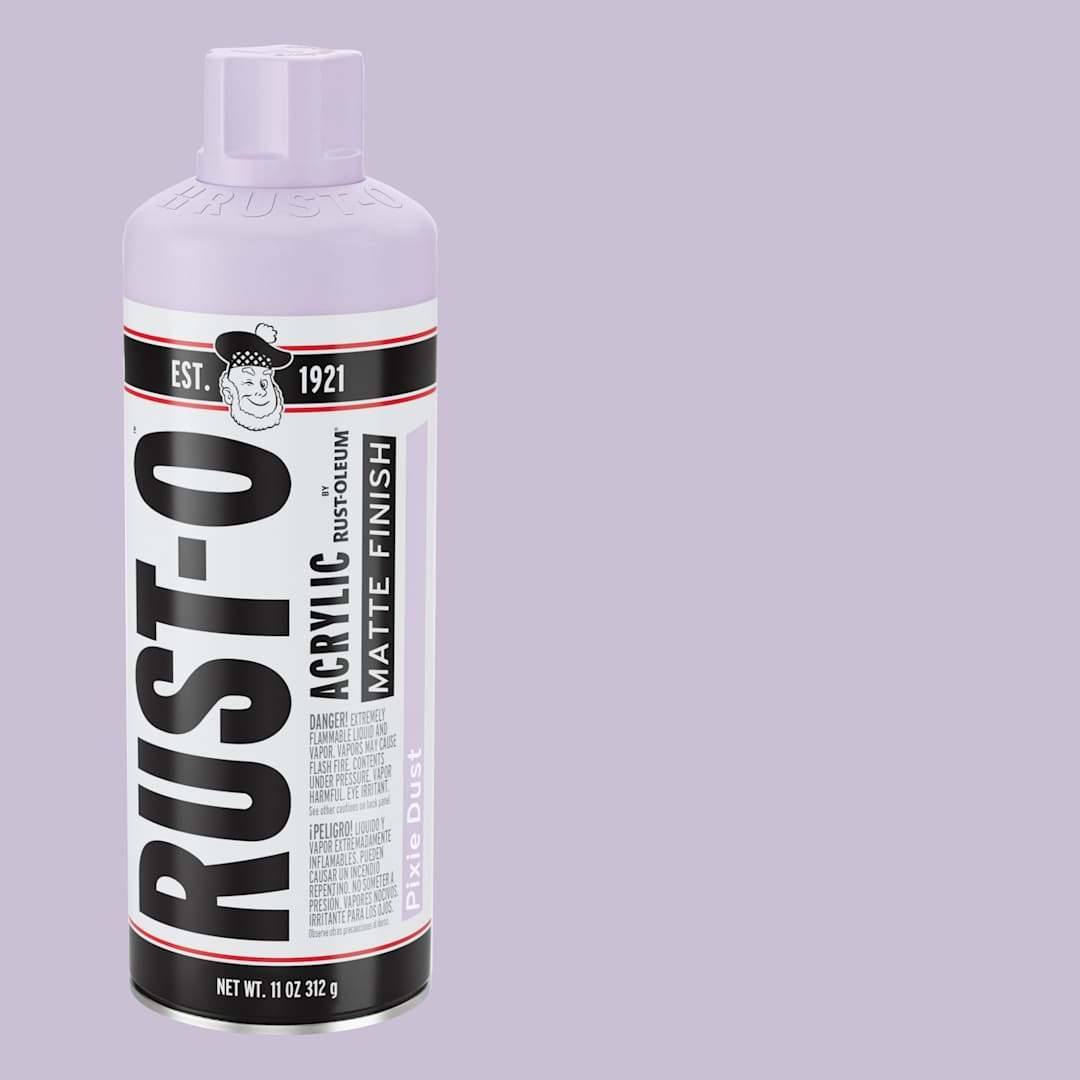 Open in modal - Rust-Oleum Rust-O Artist Spray Paint - Pixie Dust, 11 oz Can and Swatch
