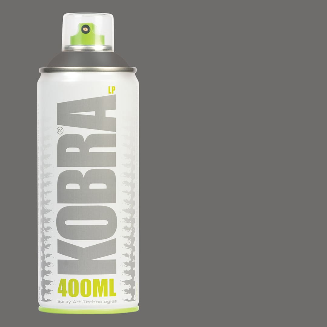 Open in modal - Kobra Low Pressure Spray Paint - Gargoyle, 400 ml, Can with swatch