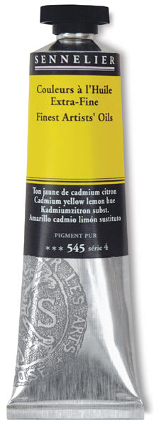 Open in modal - Sennelier Artists' Extra Fine Oil Paint - Cadmium Yellow Lemon Hue, 40 ml tube