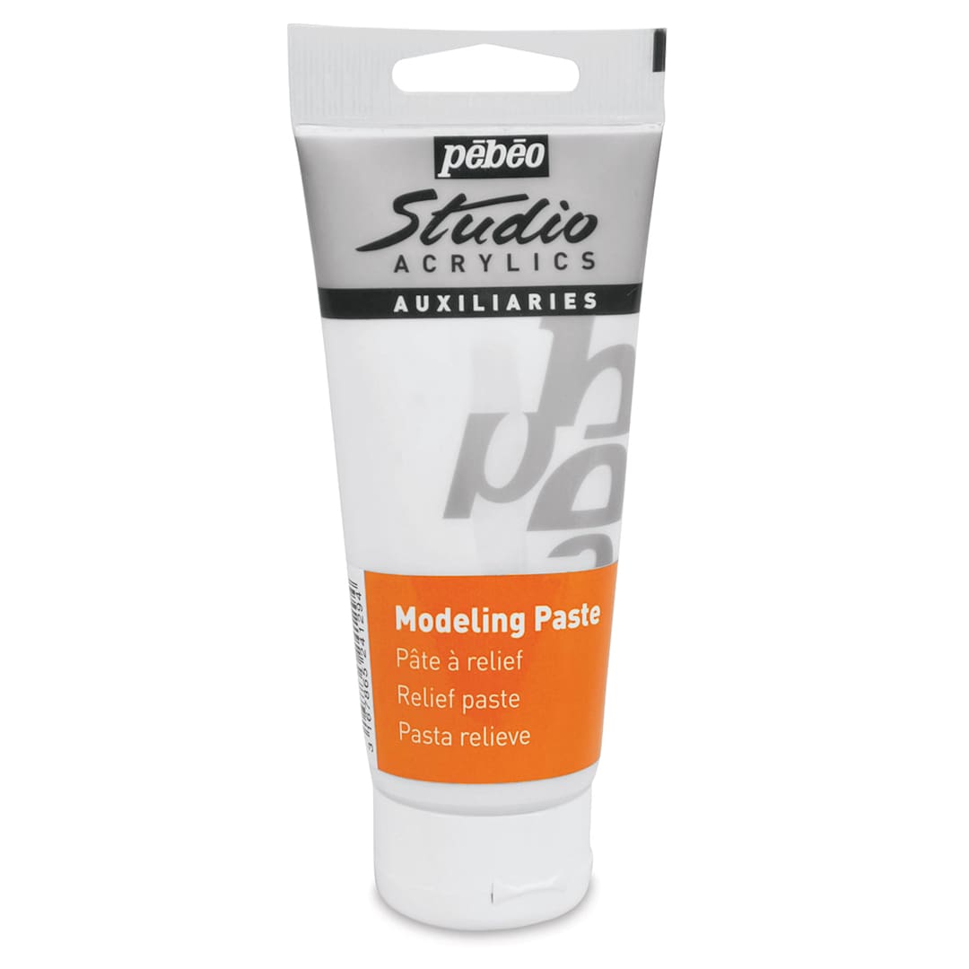 Open in modal - Pebeo Modeling Pastes - Front of Regular Density 100 ml Tube