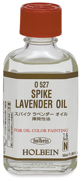 Open in modal - Holbein Spike Lavender Oil - Front view of bottle
