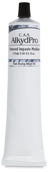 Open in modal - CAS AlkydPro Textured Impasto Medium - 175 ml tube of Textured Impasto Medium shown upright