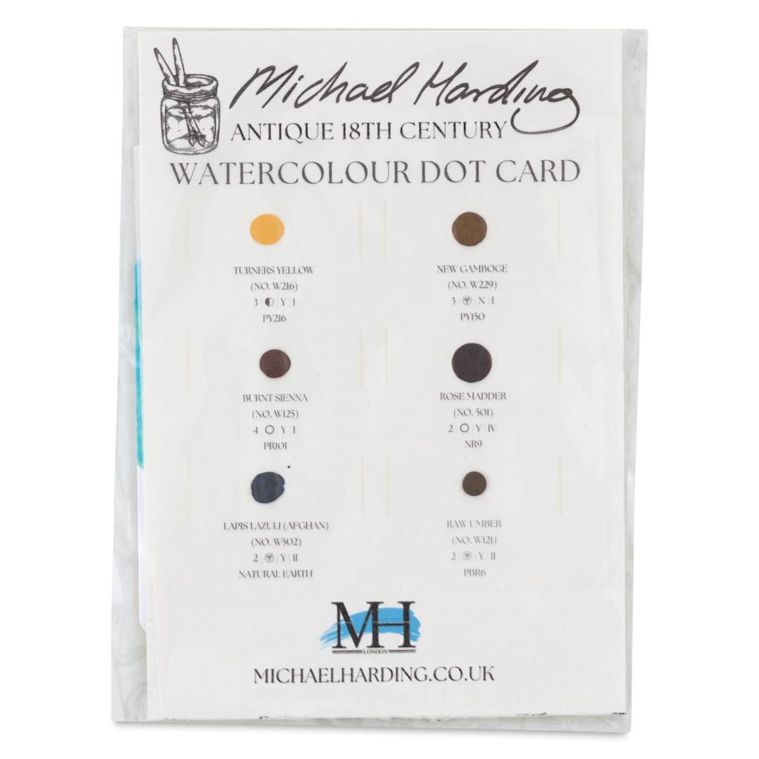 Open in modal - Michael Harding Artists Watercolor - Dot Card, 6 Colors, 18th Century Masters