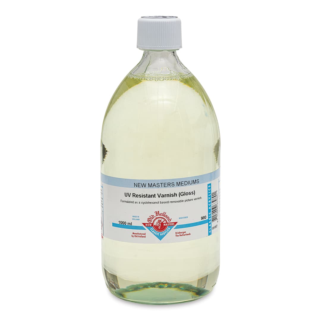 Open in modal - Old Holland New Masters UV Resistant Varnish - Gloss, 1 Liter
