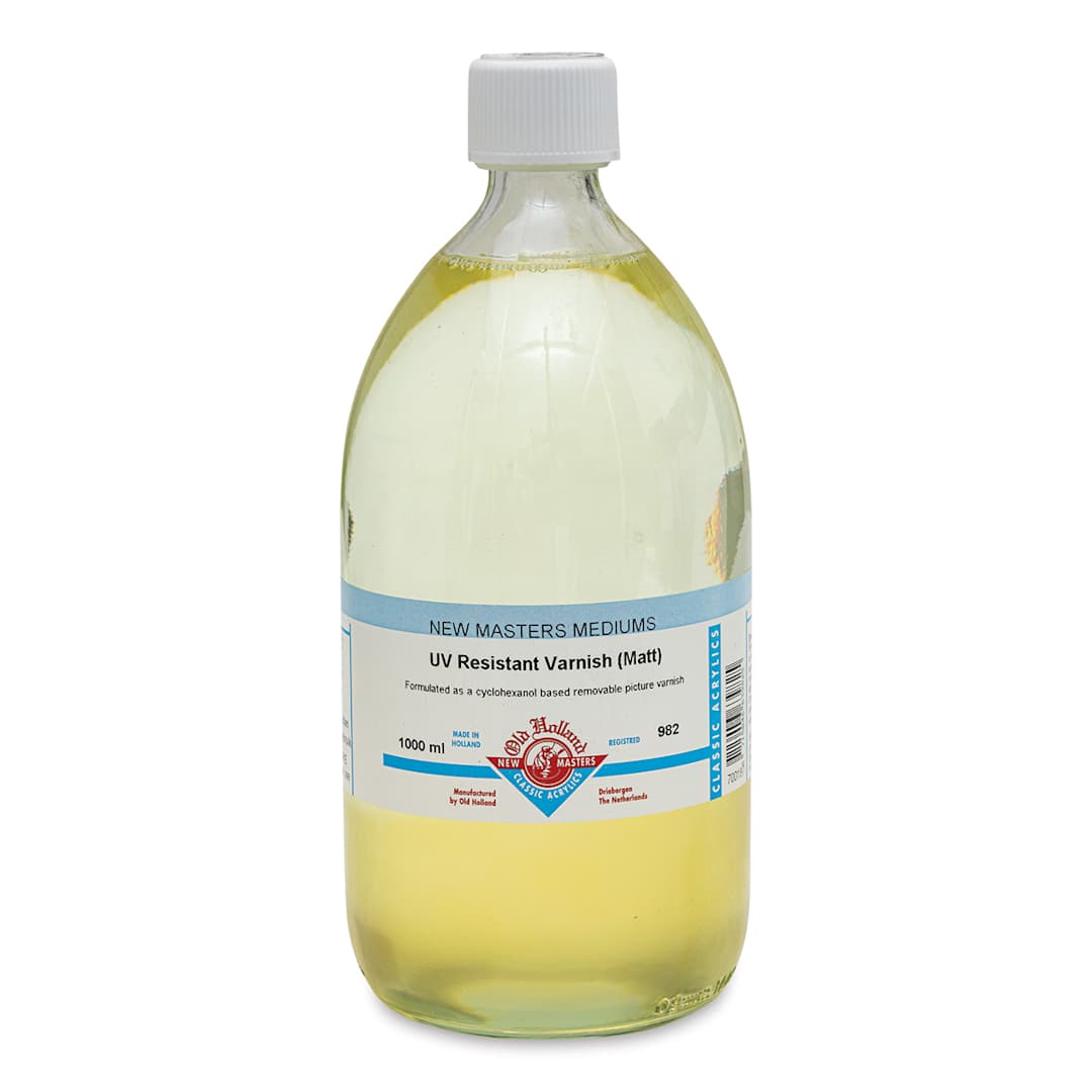 Open in modal - Old Holland New Masters UV Resistant Varnish - Matte, 1 Liter