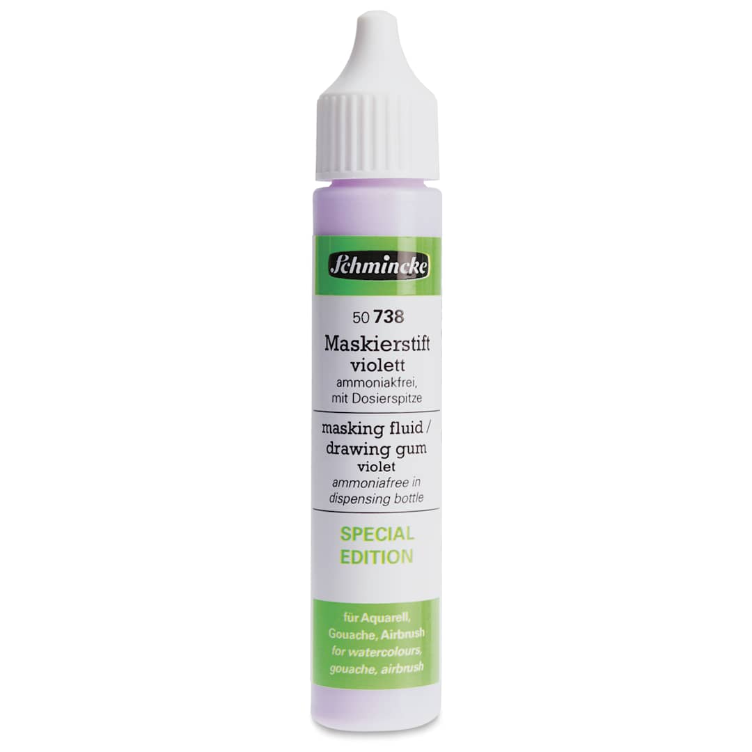 Open in modal - Schmincke Aqua Masking Fluid - Blick Exclusive! Violet, 25 ml - front