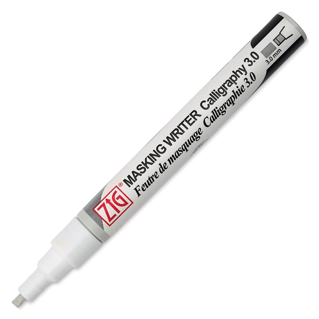 Open in modal - Kuretake Zig Masking Writer - Calligraphy, cap off
