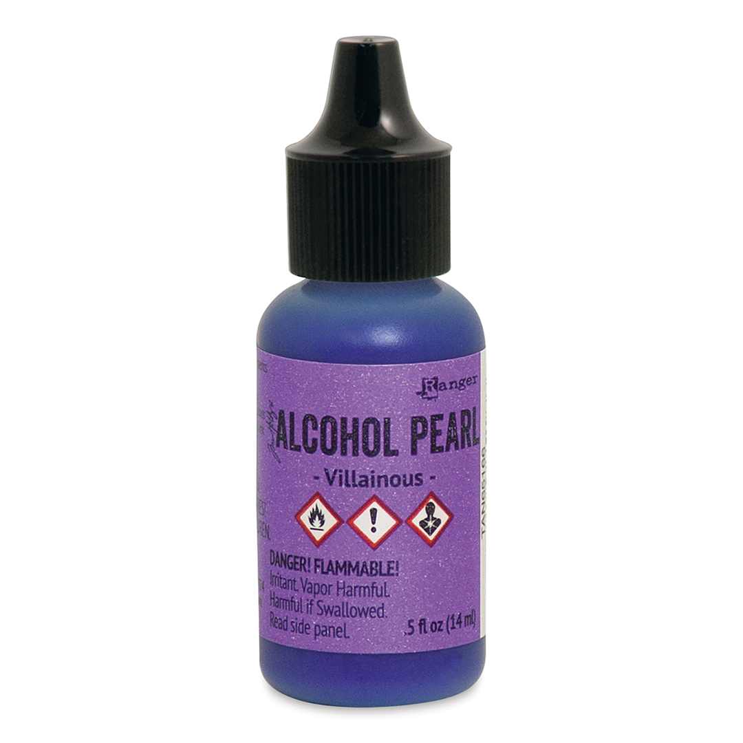 Open in modal - Ranger Tim Holtz Alcohol Ink - Villainous, Pearl, 0.5 oz
