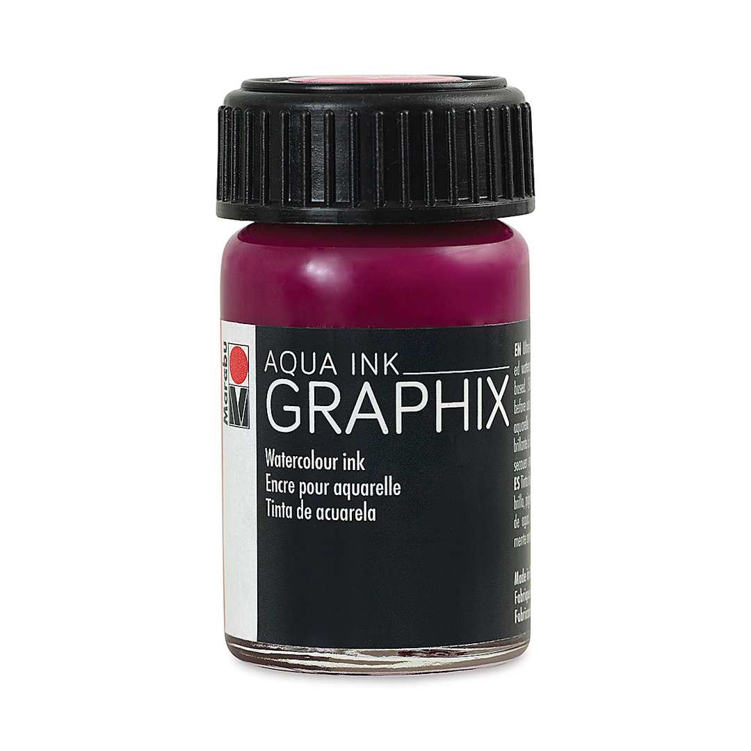 Open in modal - Marabu Graphix Aqua Ink - Magenta, 15 ml