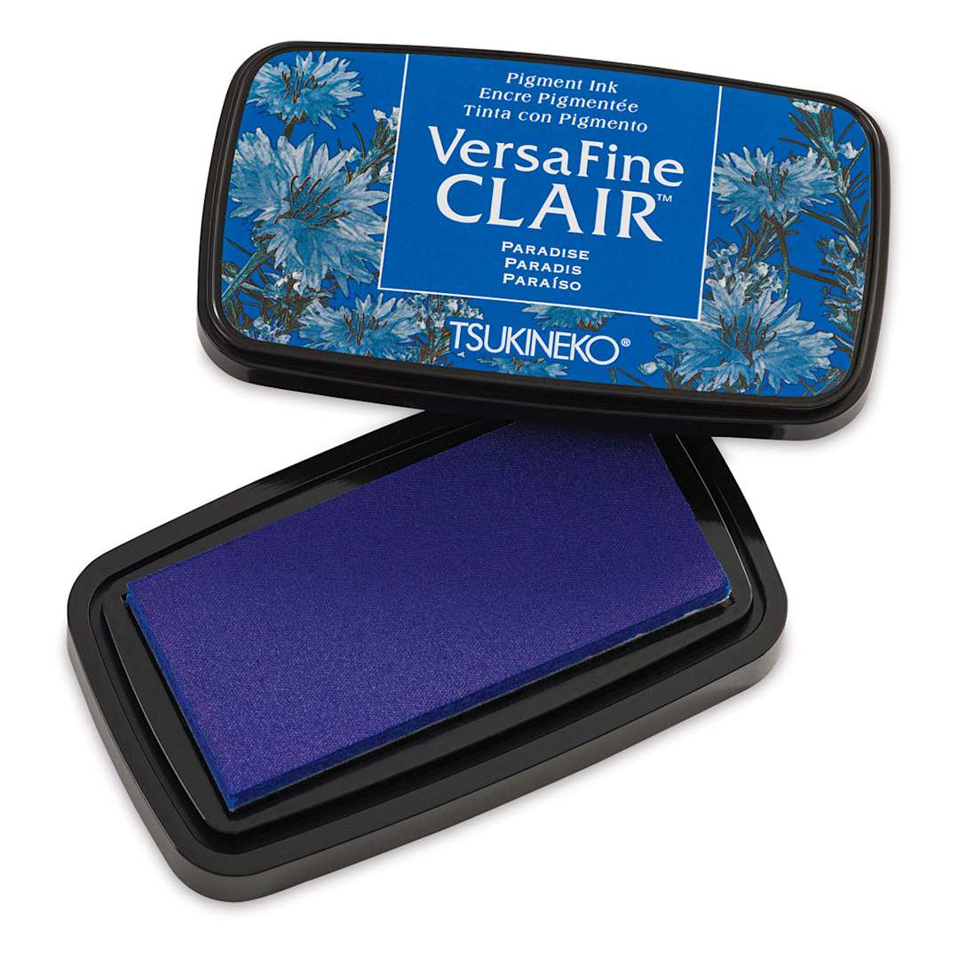 Open in modal - VersaFine Clair Ink Pad - Paradise with lid off