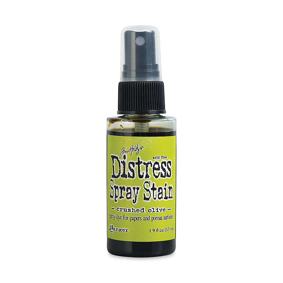 Open in modal - Tim Holtz Distress Spray Stain - Crushed Olive, 1.9 oz
