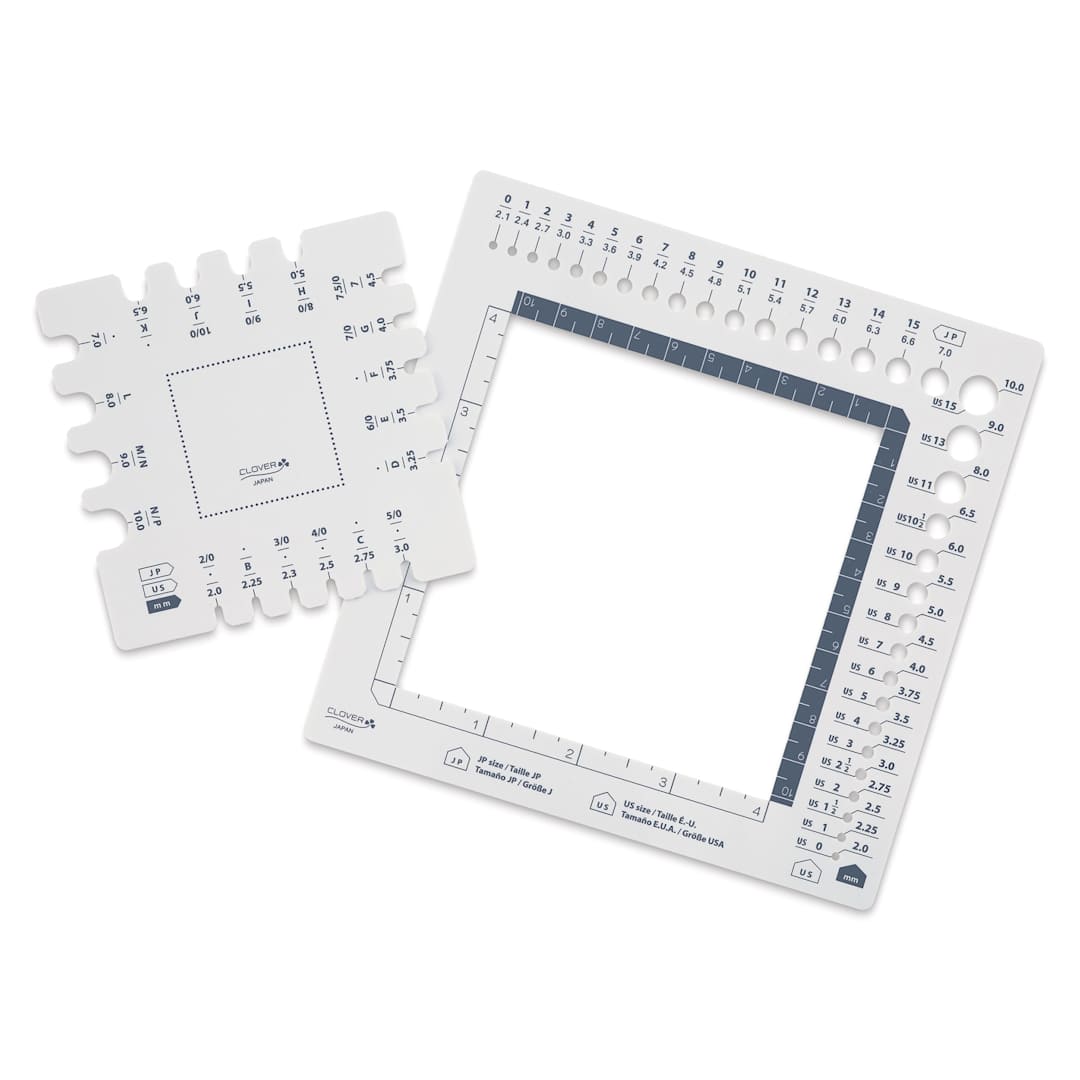 Open in modal - Clover Swatch Ruler & Needle Gauge