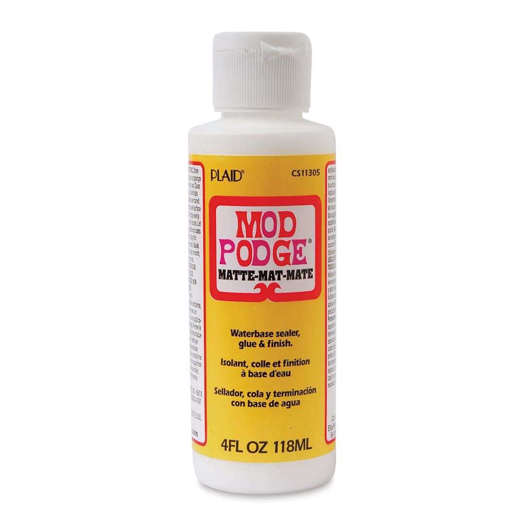 Open in modal - Plaid Mod Podge - Matte Finish, 4 oz, front of the bottle