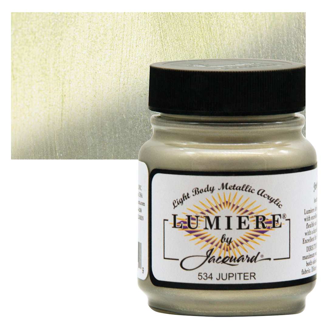 Open in modal - Jacquard Lumiere Acrylic - Jupiter, 2.25 oz Jar and swatch