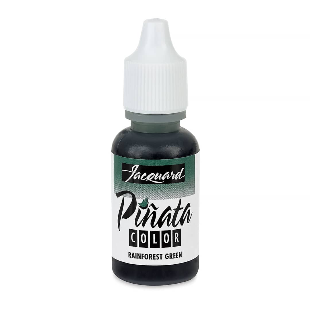 Open in modal - Jacquard Pinata Colors - Rainforest Green, 0.5 oz bottle