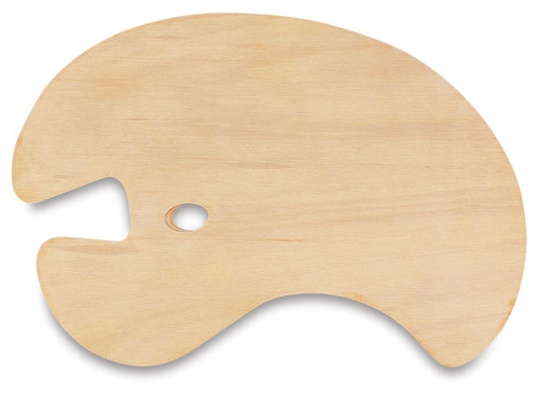 Open in modal - Richeson Wooden Palette - Wooden Palette, Righthanded 