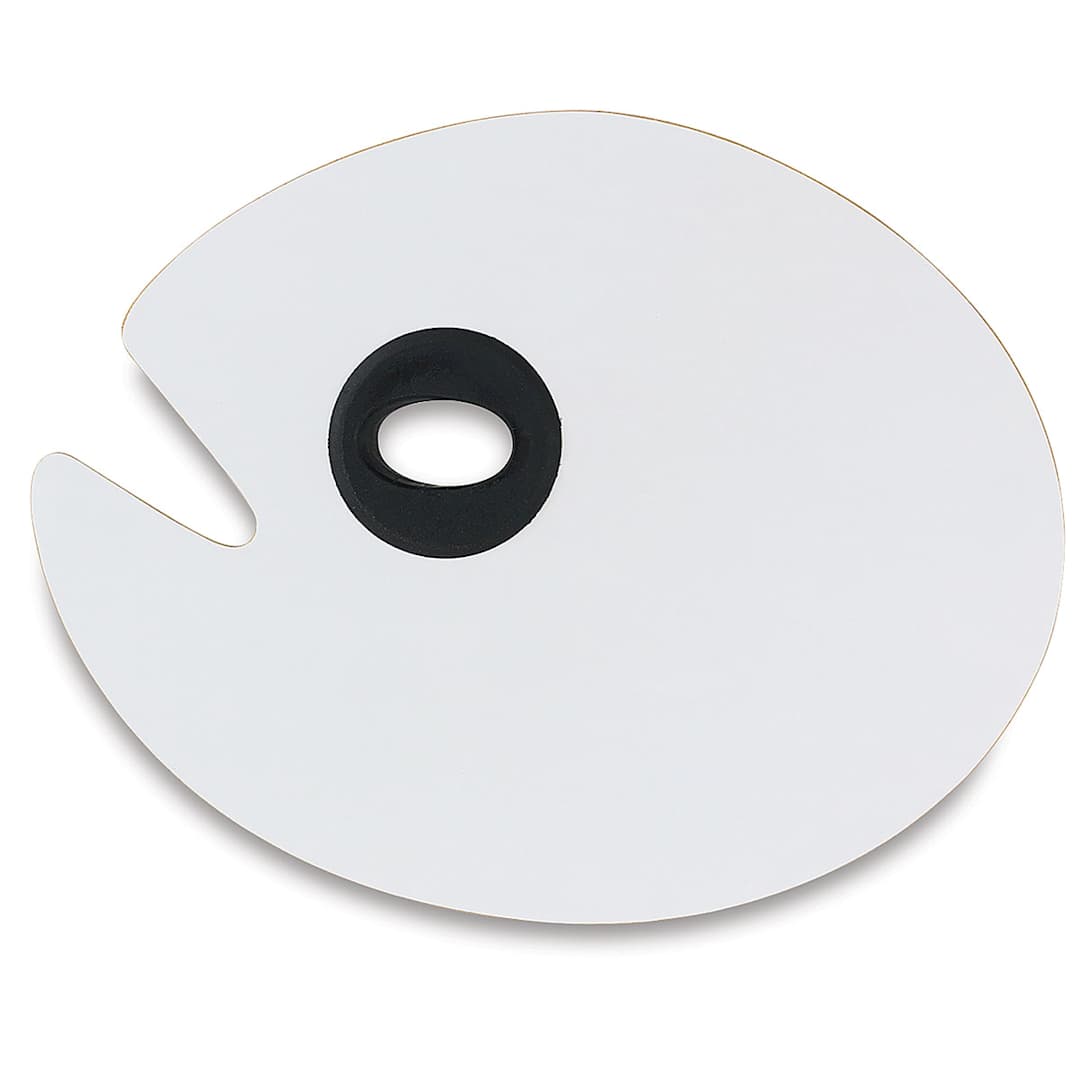 Open in modal - Richeson Palette - 11" x 14", White Melamine, Oval