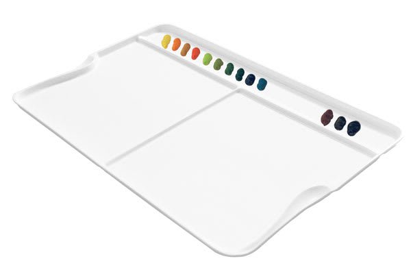 Open in modal - Mijello Fredi Weber Peel-off Palette - opened with paint shown