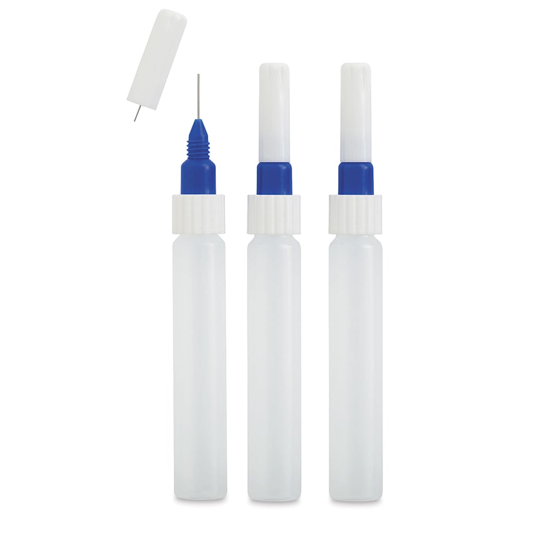 Open in modal - Fineline Empty Applicator Ink Pens, Pkg of 3 - 20 ga, 1 oz
