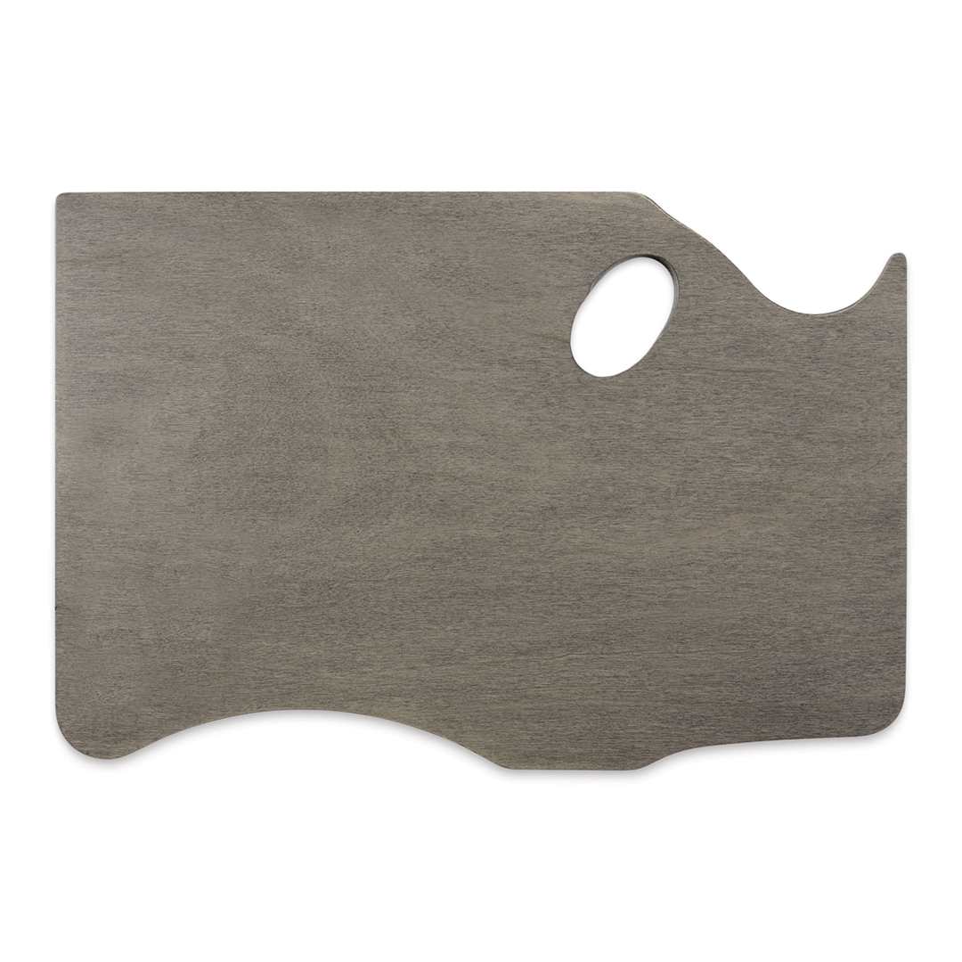 Open in modal - New Wave Wood Palette - Top view of Left Hand, Grey, Highland Palette style