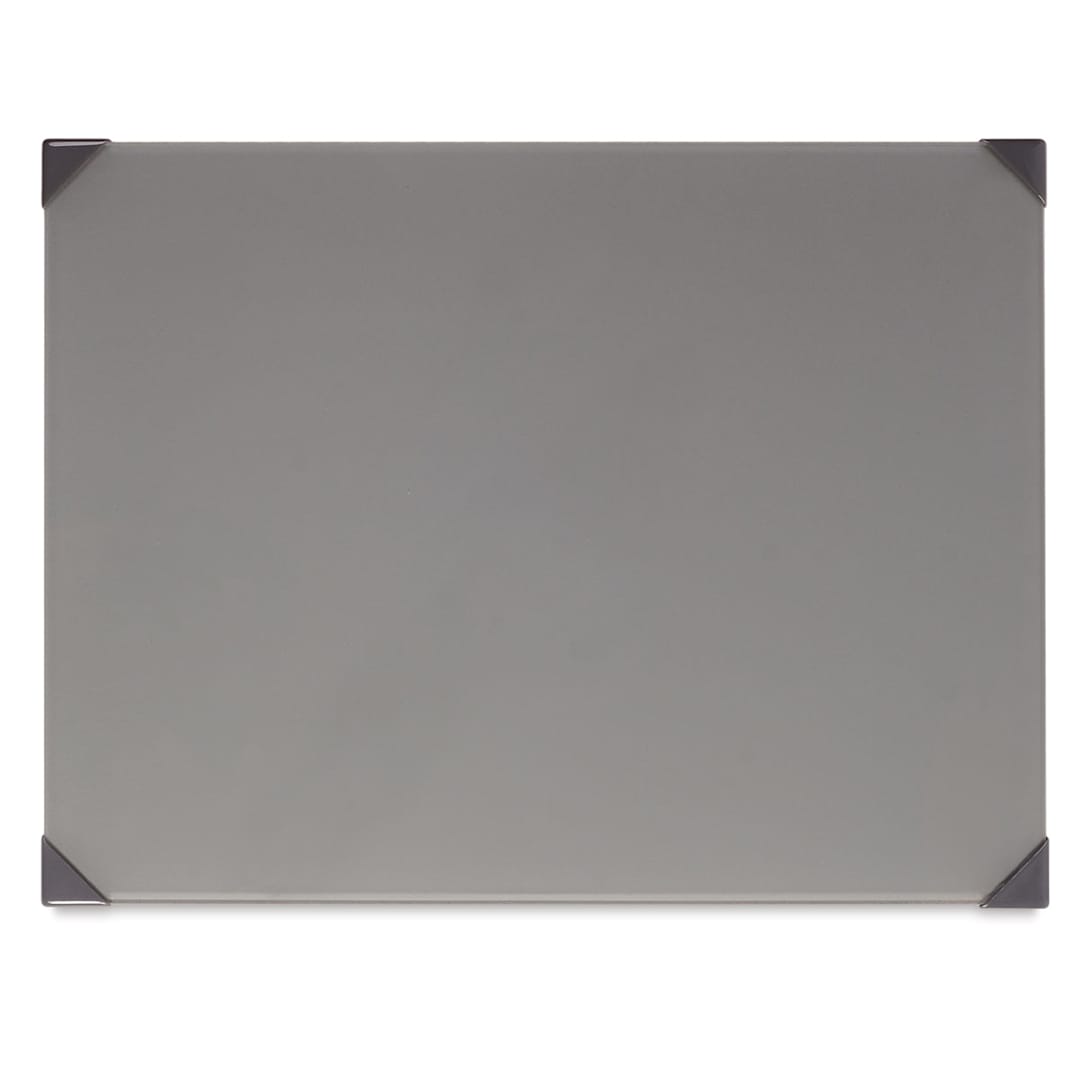 Open in modal - New Wave Posh Glass Tabletop Palette - 12" x 16", Gray