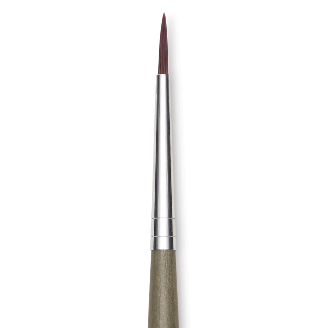 Open in modal - Da Vinci Forte Synthetic Brush - Round, Short Handle, Size 2, close-up