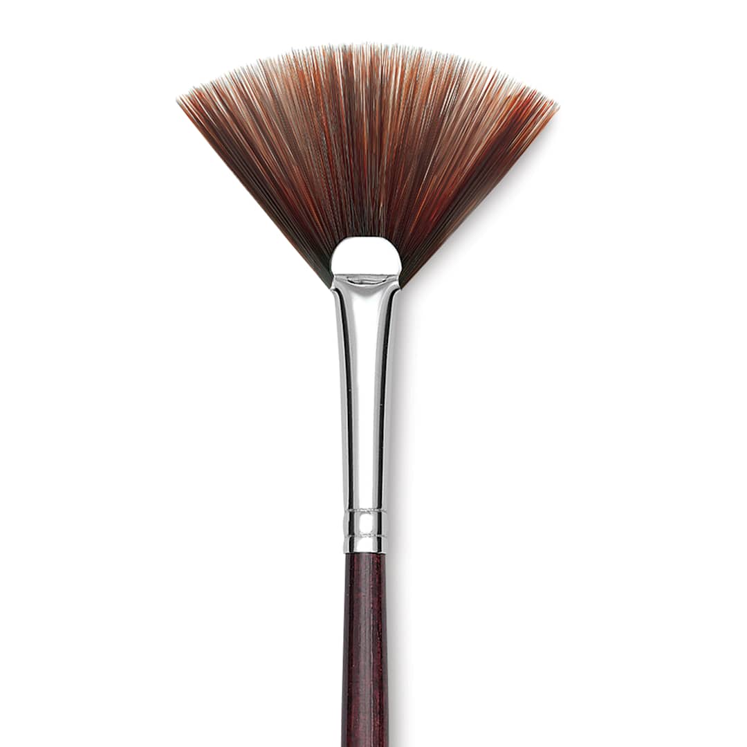 Open in modal - Utrecht Tuscan Synthetic Fan - Size 3, Long Handle
