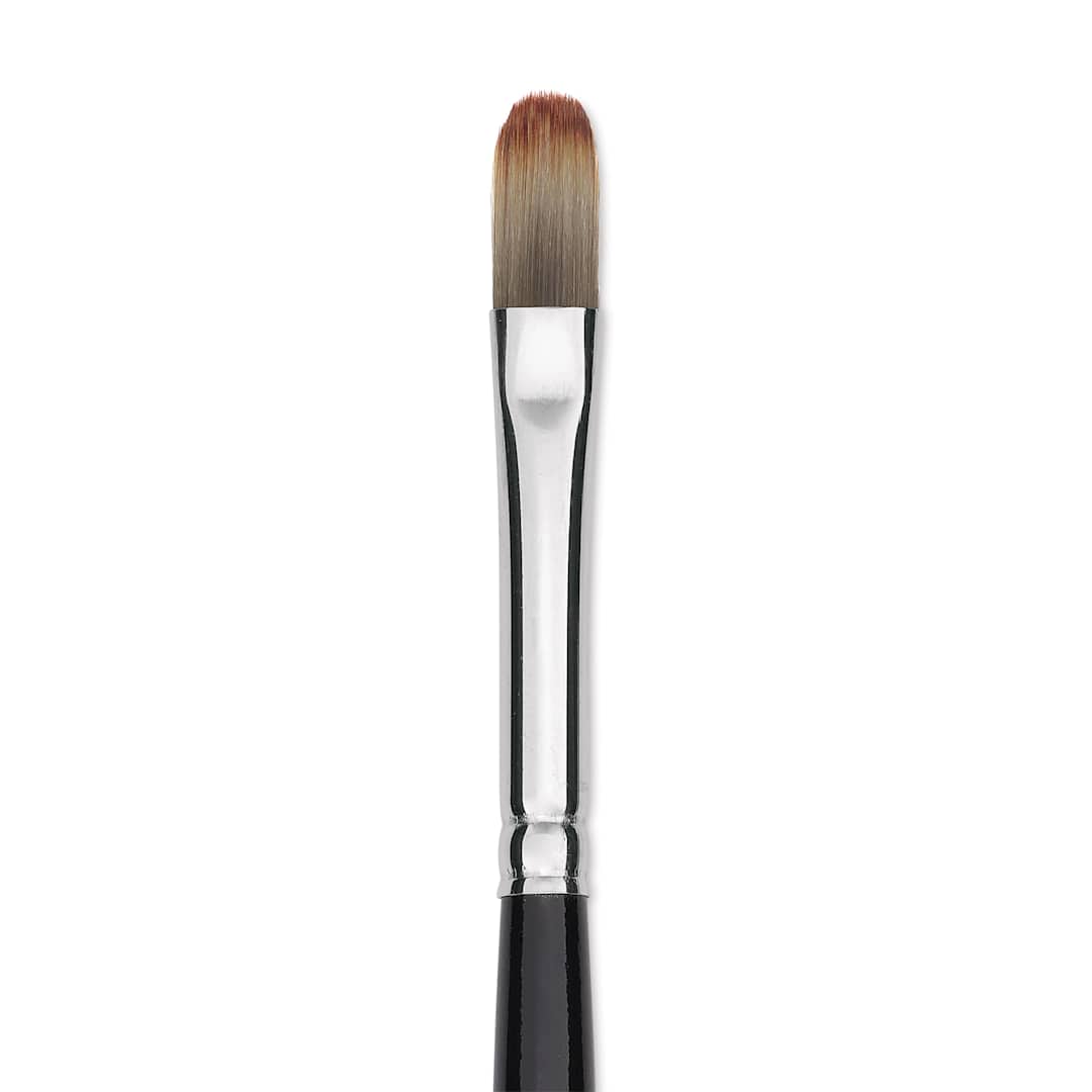 Open in modal - Trekell Spectrum Brush - Filbert, Long Handle, Size 8, close up