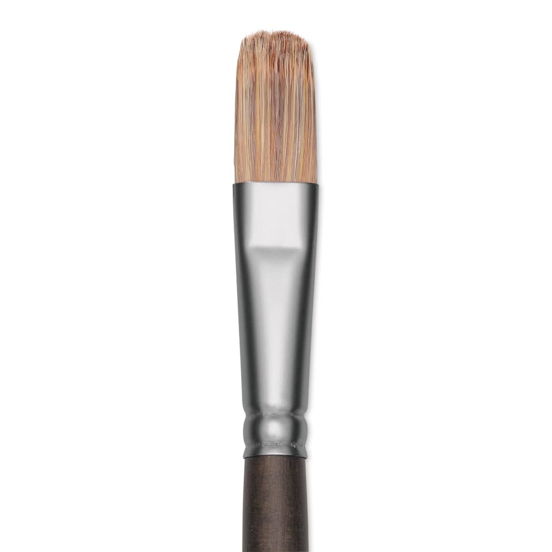Open in modal - Princeton Pro Series 6000 Brush - Filbert, Long Handle, Size 6, close up