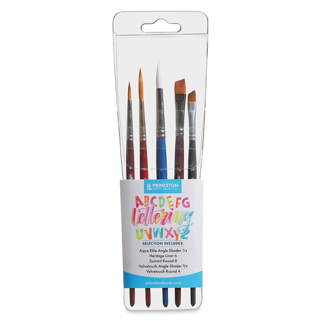 Open in modal - Princeton Brush Lettering Set (front of package)