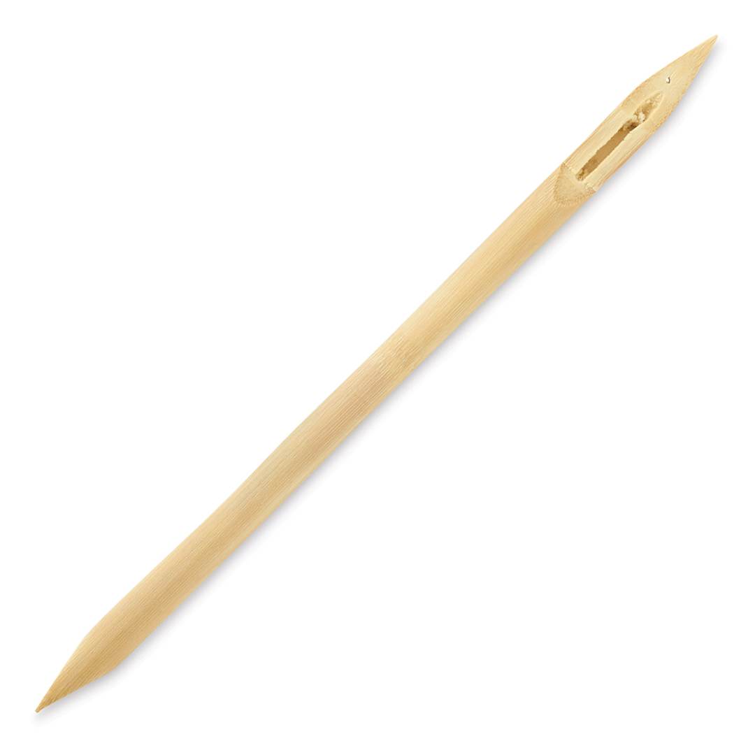 Open in modal - Richeson Bamboo Reed Pen - Large Bamboo pen shown at an angle