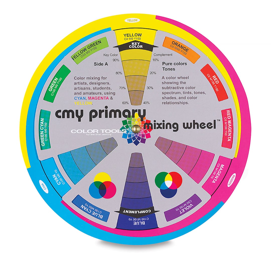 Open in modal - Mixing Wheel - 7 3/4", CMY Primary Mixing