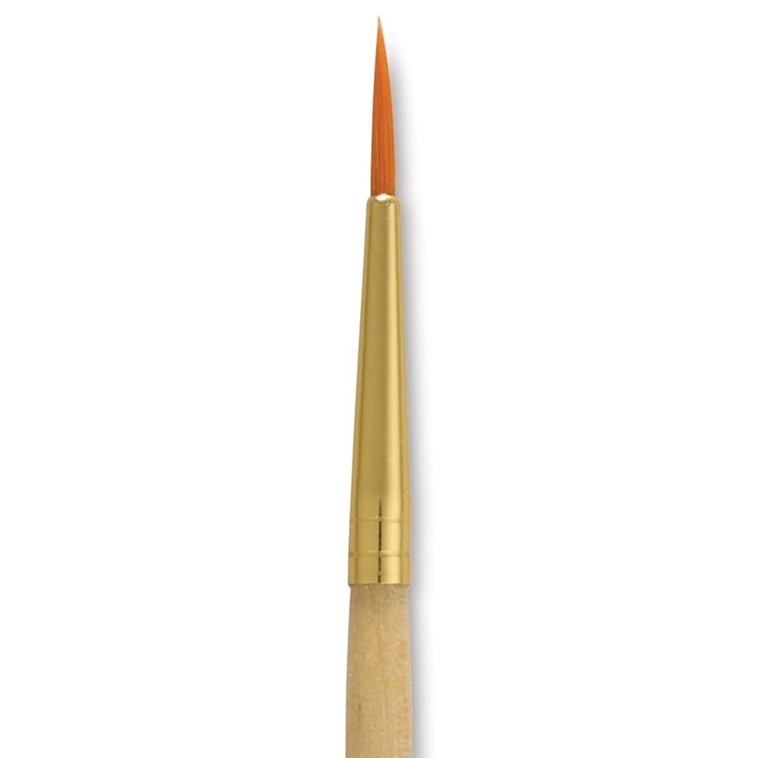 Open in modal - Dynasty Golden Nylon Brush - Refill Brush, Round, Size 3 close-up
