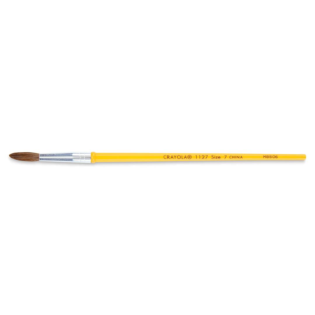 Open in modal - Crayola Camel Hair Watercolor Brush - Round, Size 7