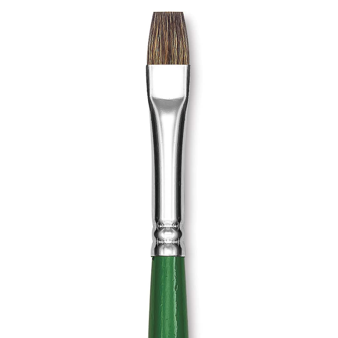Open in modal - Blick Economy Sable Brush - Bright, Long Handle, Size 10 close up