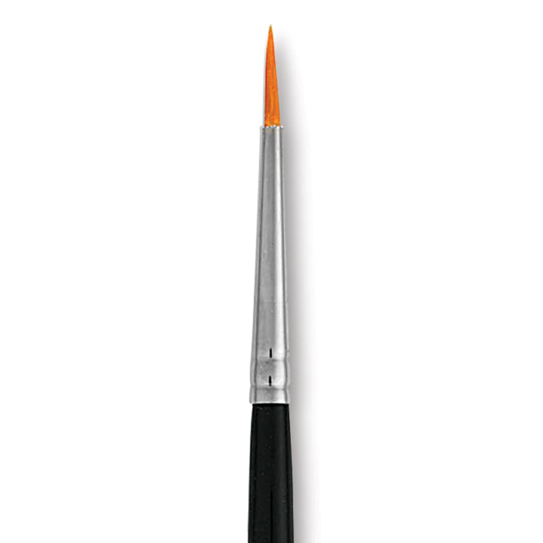 Open in modal - Dynasty Finest Golden Synthetic Brush - Round, Refill Brush, Size 2 close up
