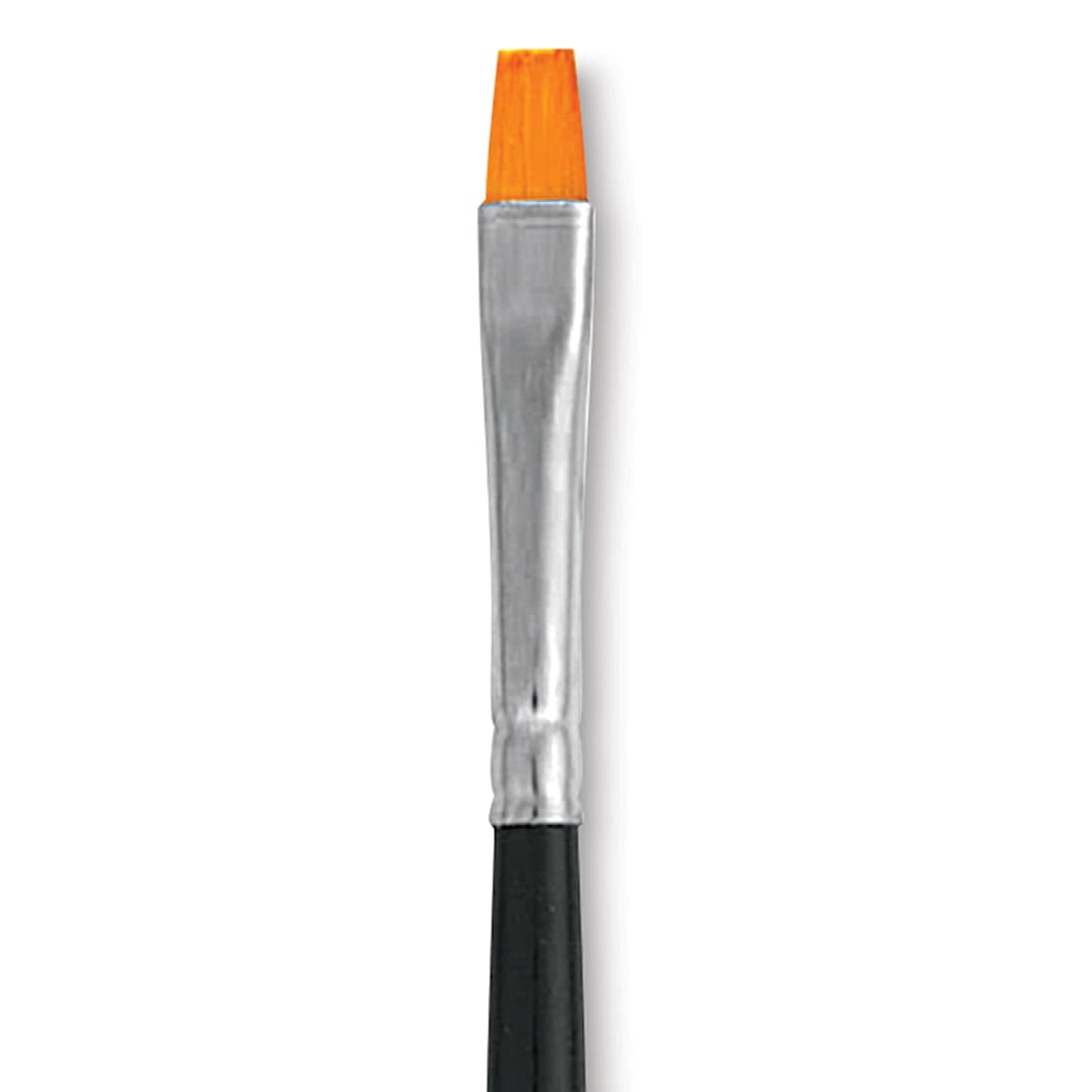 Open in modal - Dynasty Finest Golden Synthetic Brush - Shader, Refill Brush, Size 2 close up