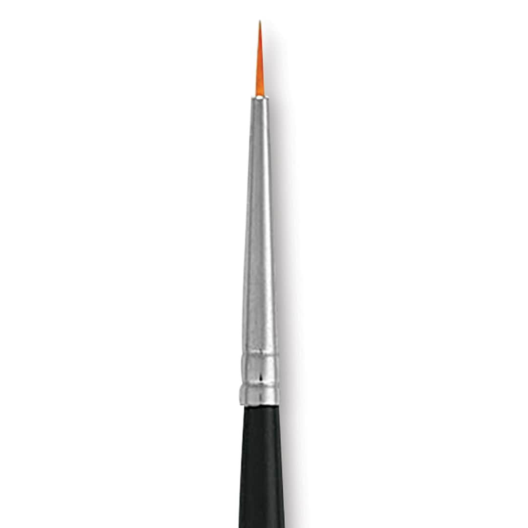 Open in modal - Dynasty Finest Golden Synthetic Brush - Round, Refill Brush, 3/0 close up