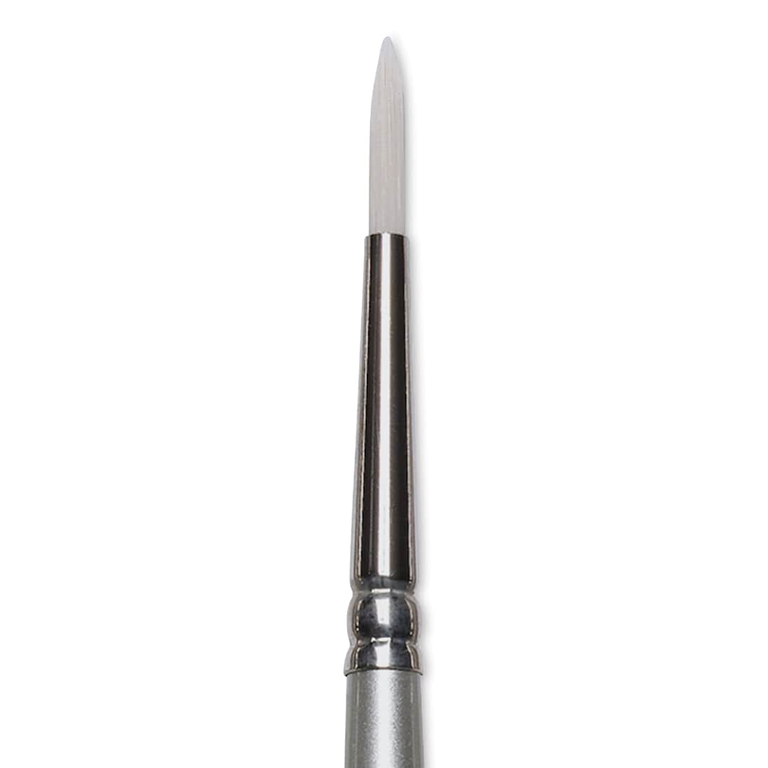Open in modal - Winsor & Newton Artisan Brush - Round, Long Handle, Size 4