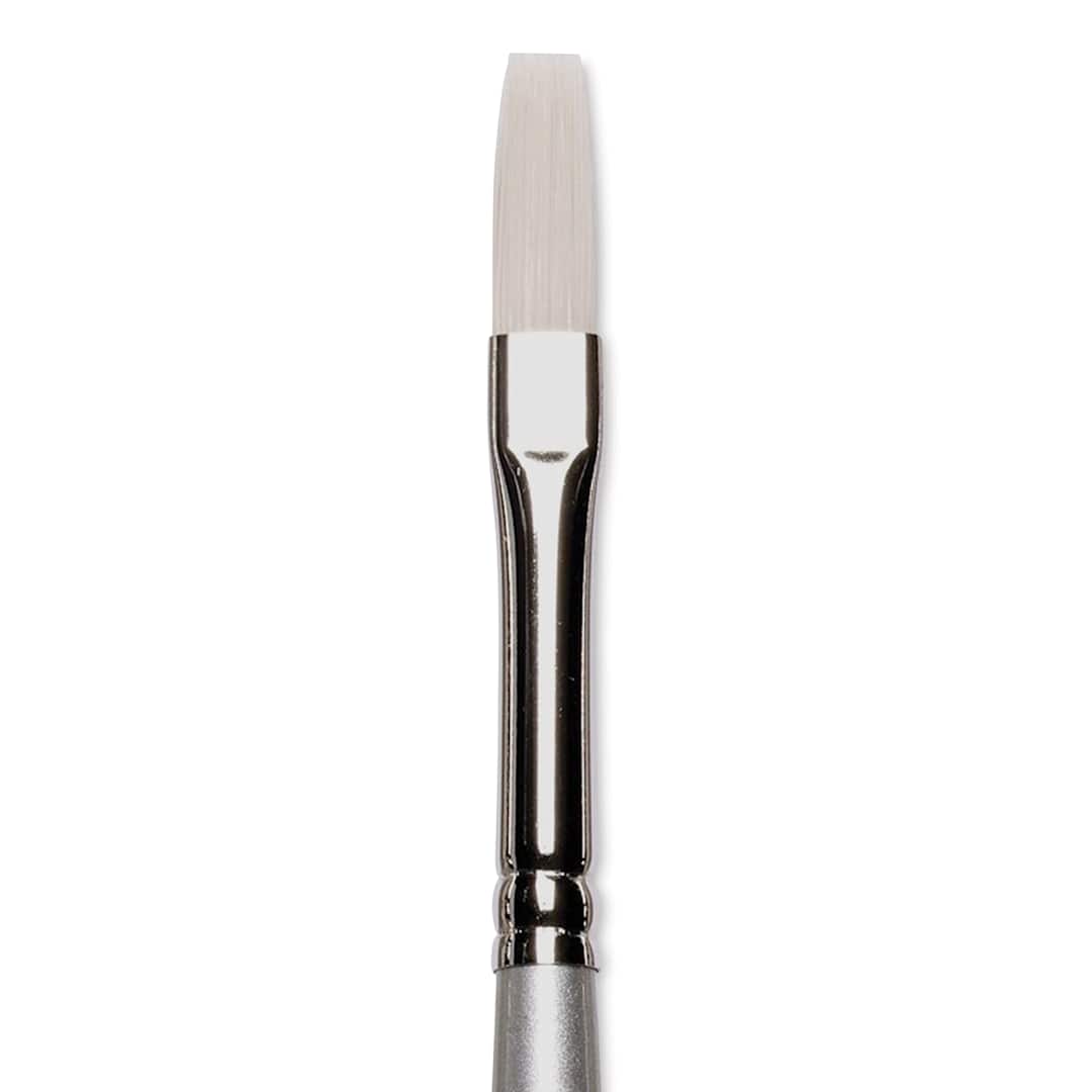 Open in modal - Winsor & Newton Artisan Brushes - Closeup of Flat Brush