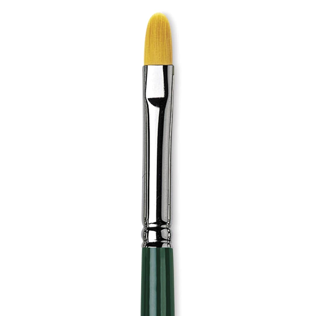 Open in modal - Da Vinci Nova Brush - Filbert, Long Handle, Size 8 close up