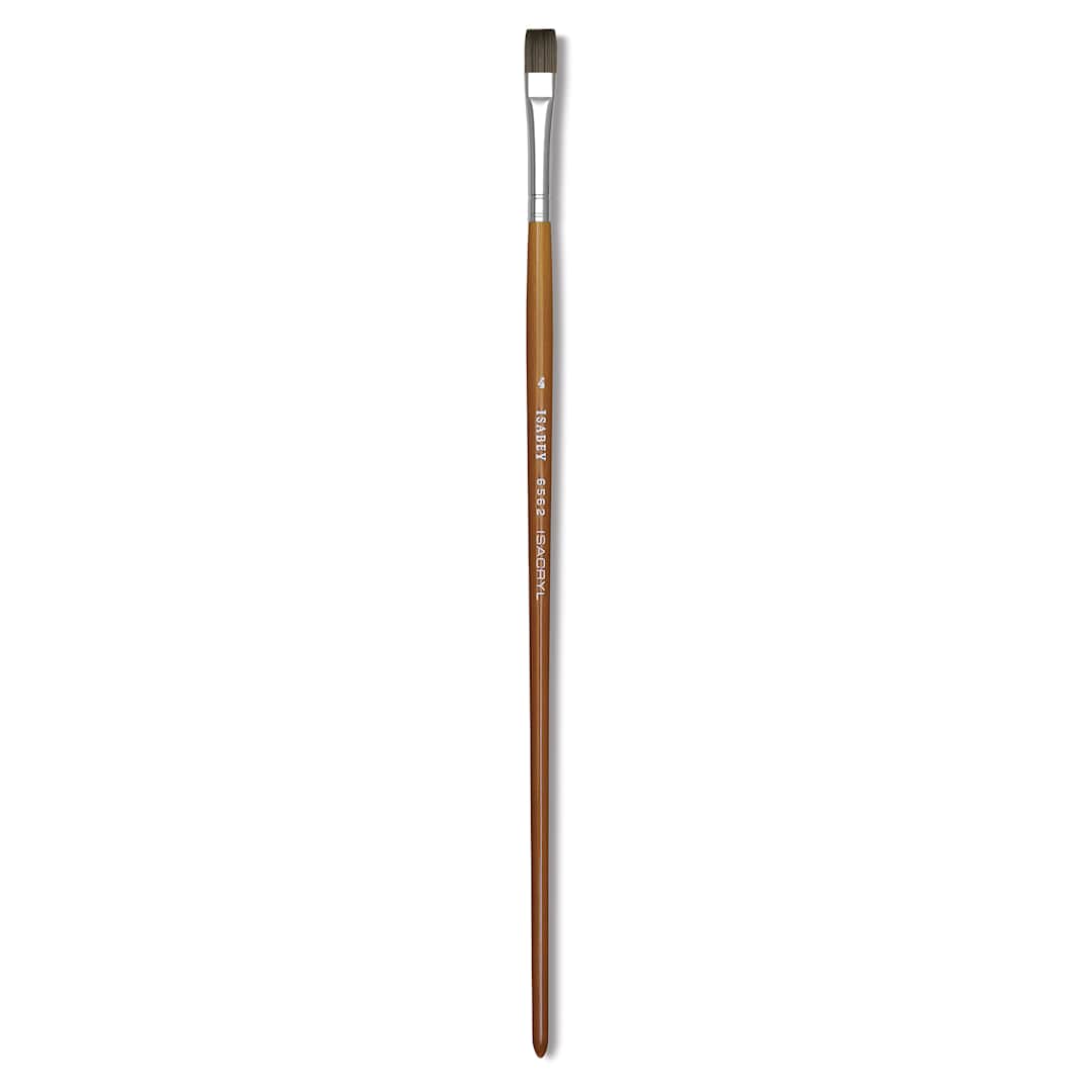 Open in modal - Isabey Isacryl Brush - Bright, Long Handle, Size 4