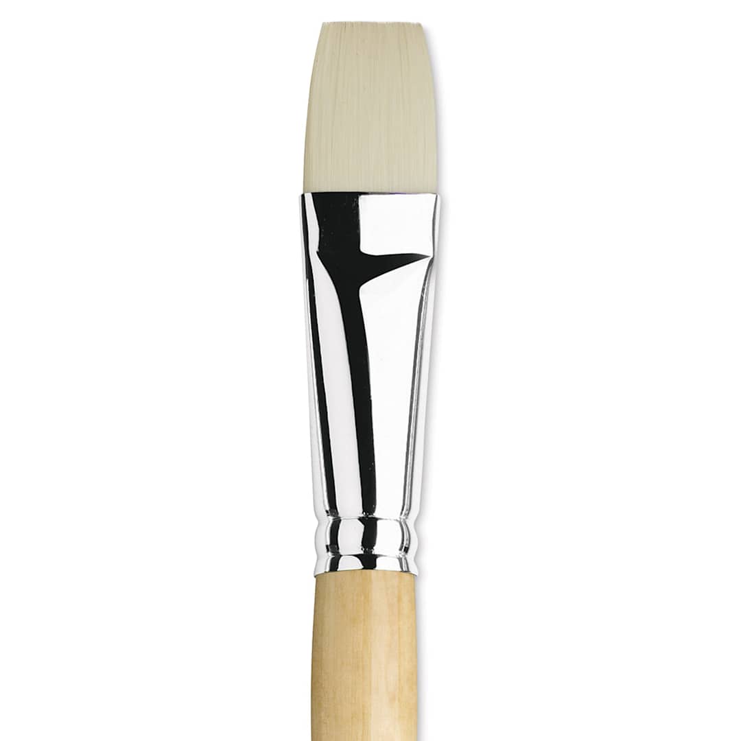 Open in modal - Da Vinci Top Acryl Synthetic Brush - Bright, Long Handle, Size 28 close up
