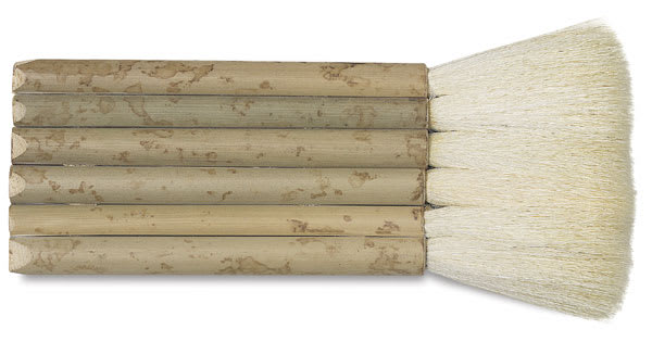 Open in modal - Yasutomo Hake Brush - 1 7/8" Hake Brush shown horizontally

