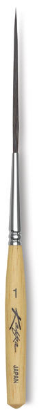 Open in modal - Kafka Design Pinstriping Brushes - Size 1 Brush shown vertically