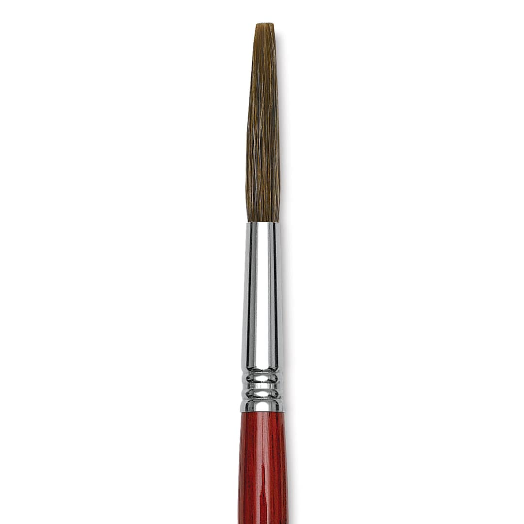 Open in modal - Escoda Light Ox Hair Long Highliner Brush - Round Square, Size 1