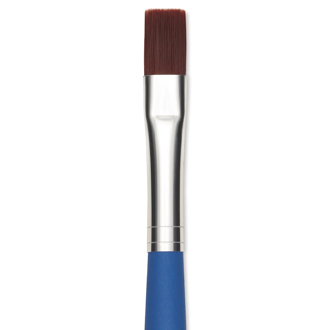 Open in modal - Da Vinci Forte Basic Synthetic Brush - Flat, Short Handle, Size 10, close-up