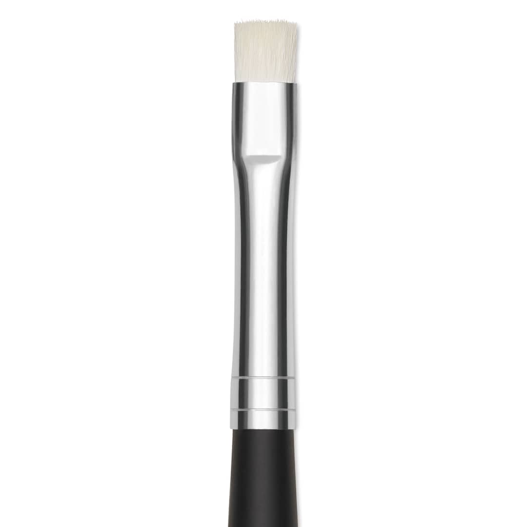 Open in modal - Da Vinci Synthetic Dry Brush - Flat, Size 6, close-up