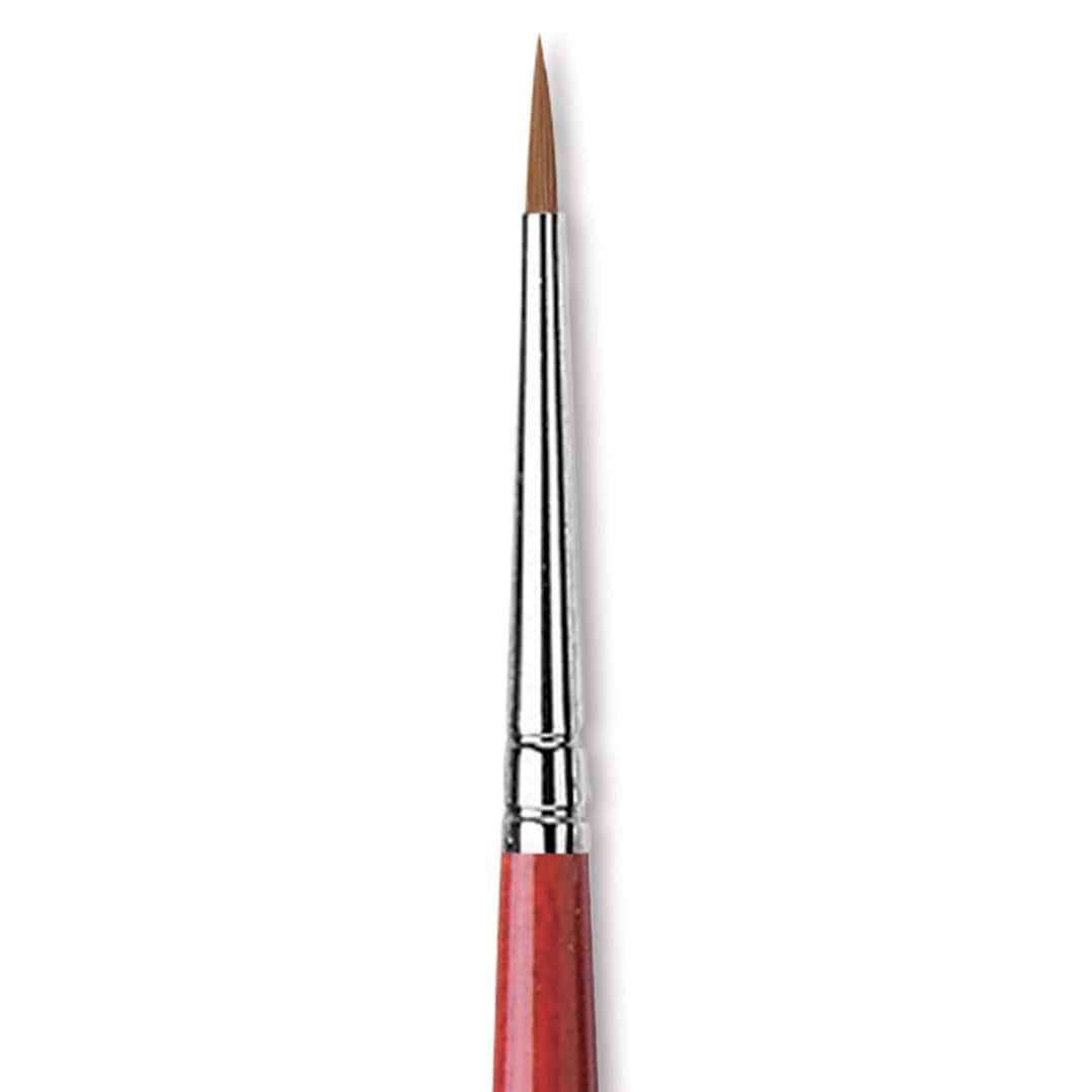 Open in modal - Da Vinci Cosmotop Spin Brush - Round, Short Handle, Size 0 close up