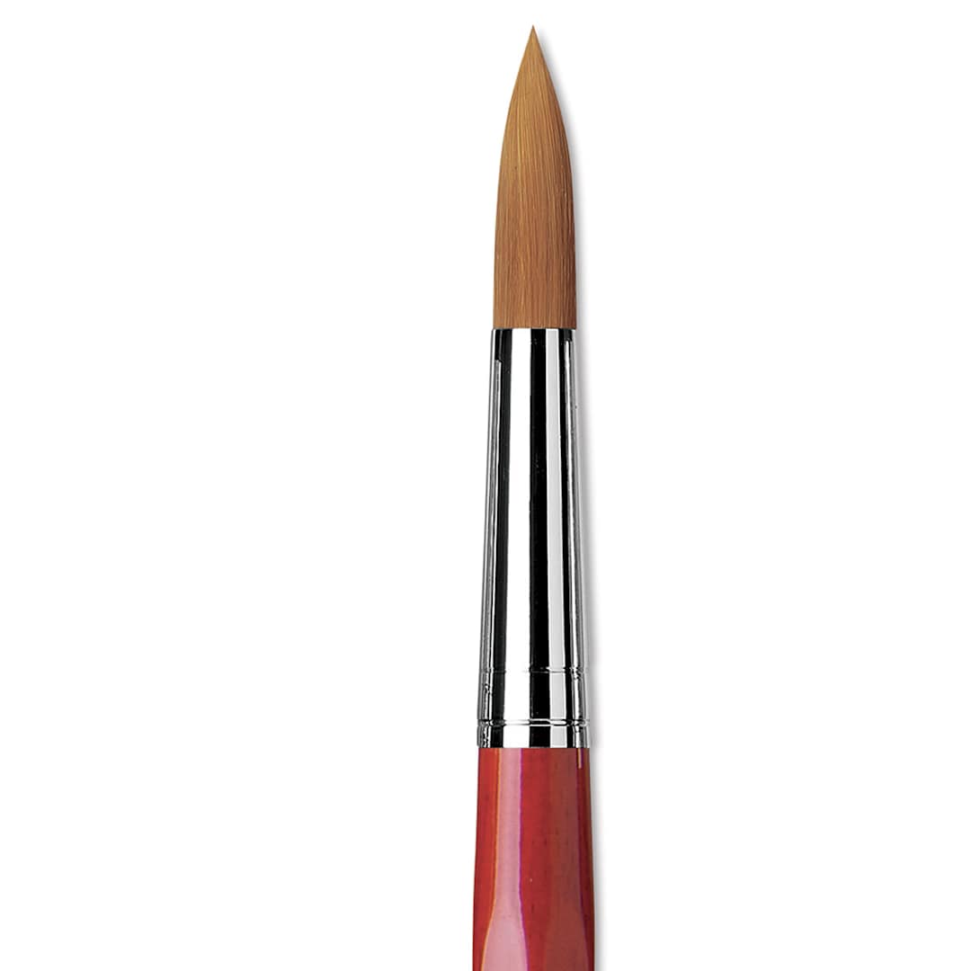 Open in modal - Da Vinci Artist Brush Set - Closeup of Size 16 Round brush shown 